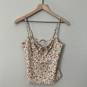 Abercrombie & Fitch Floral Cropped Tank